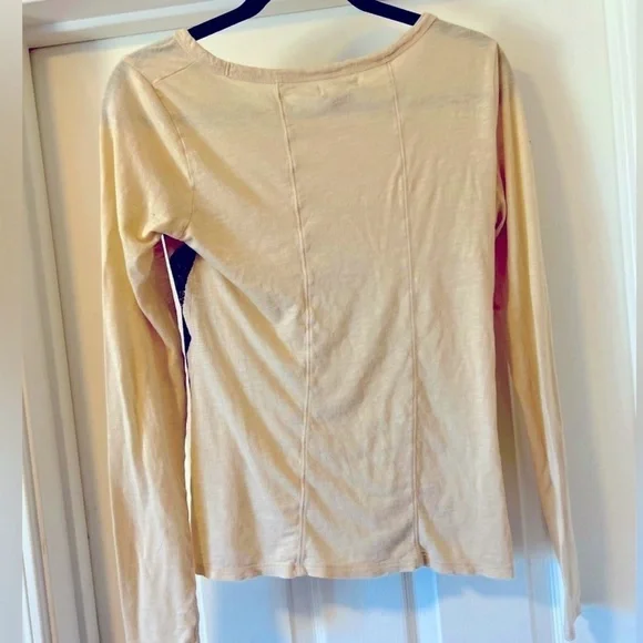 Lucky Brand - Zebra Tunic Scoop Neck - Size S - Ivory - Picture 3 of 4